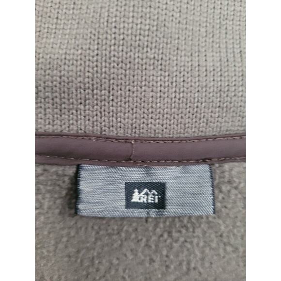 REI Men's Green Quarter Zip Sweatshirt Pullover size Medium #15 - Picture 4 of 5